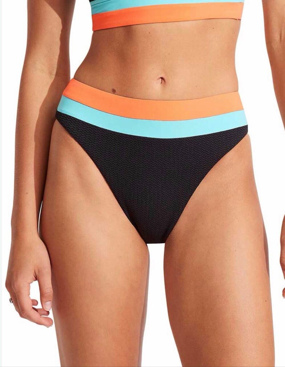 Seafolly Slice of Splice High Rise Bikini Bottom 4